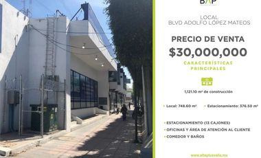 Local en venta Blvd Adolfo López Mateos