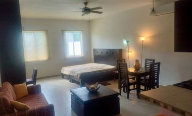 ESTUDIO  AMUEBLADO EN RENTA EN HUAYACAN , $7,900.00 / CERCA DE FONATUR Y KABAH