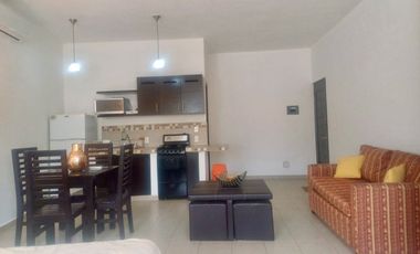 ESTUDIO  AMUEBLADO EN RENTA EN HUAYACAN , $7,900.00 / CERCA DE FONATUR Y KABAH