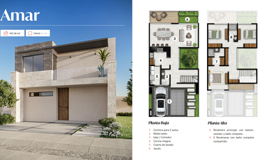 CASAS EN VENTA NORPONIENTE MODELO AMAR PUNTA CORAL AGS