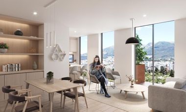 1302 Inversión segura: La Carolina Studio 34,65 m con balcón 5,46 m  y vista de Venta.