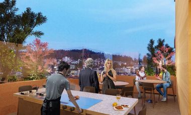 1302 Inversión segura: La Carolina Studio 34,65 m con balcón 5,46 m  y vista de Venta.