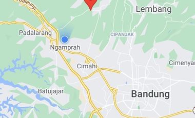 1,82 Ha Tanah Strategis Komersil Mainroad Cisarua Untuk Villa & Wisata, Bandung Barat
