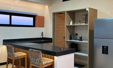Departamento equipado en venta en Playa Chicxulub con vista y acceso a la playa