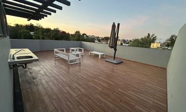 Lujoso Penthouse en Renta con Roof Top Privado en Desierto de los Leones