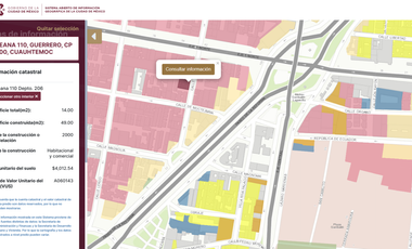 VENTA DEPARTAMETNO $667,000.00, GALEANA 110, COL. GUERRERO, CUAUHTEMOC, CDMX