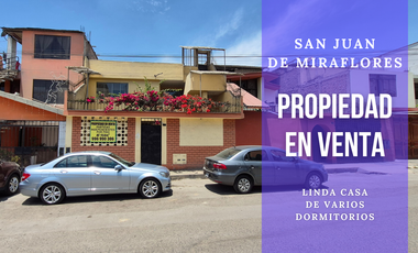 SJM - Casa en venta en zona segura y bien ubicada.