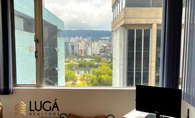 Departamento 2 dormitorios amoblado en renta, sector parque La Carolina, cerca a CCI, Quito, Ecuador