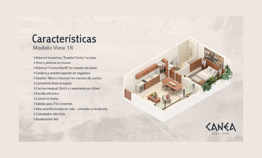 Departamento en VENTA en TEMOZÓN Norte con balcón.