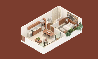 Departamento en VENTA en TEMOZÓN Norte con balcón.