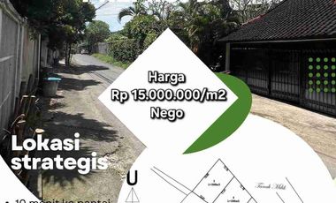 Tanah strategis premium Umalas Kerobokan Bali