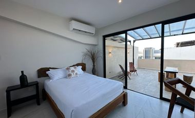 DEPARTAMENTO Y ESTUDIO INDEPENDIENTE EN VENTA EN EL CENTRO DE TULUM