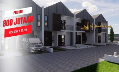 RUMAH CLUSTER MUSLIM 2 LANTAI 800 JUTA-AN AKSES TOL, LRT, KRL BEKASI TIMUR