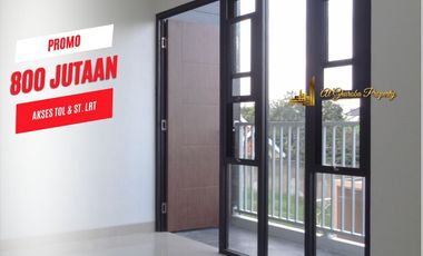 RUMAH CLUSTER MUSLIM 2 LANTAI 800 JUTA-AN AKSES TOL, LRT, KRL BEKASI TIMUR