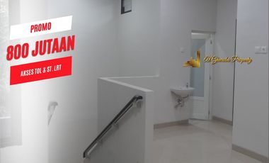 RUMAH CLUSTER MUSLIM 2 LANTAI 800 JUTA-AN AKSES TOL, LRT, KRL BEKASI TIMUR