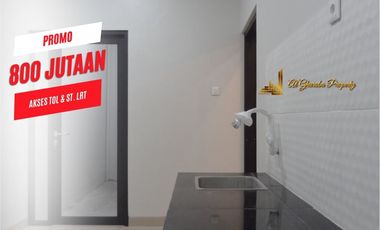 RUMAH CLUSTER MUSLIM 2 LANTAI 800 JUTA-AN AKSES TOL, LRT, KRL BEKASI TIMUR