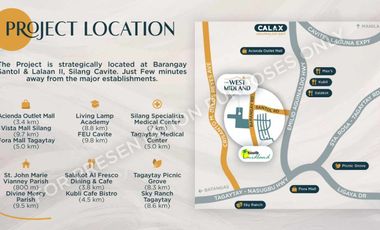 West Midland Silang Cavite Brand New House and Lot For Sale