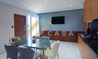 DEPARTAMENTO AMUEBLADO EN RENTA. FRENTE AL MAR