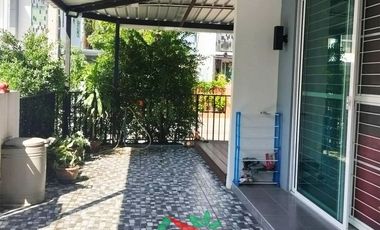 ขายทาวน์โฮม27.5ตรว. หลังมุม ม.พฤกษาไพร์ม สถานีรถไฟฟ้าบางพลู-ราชพฤกษ์ สภาพดี ต่อรองได้