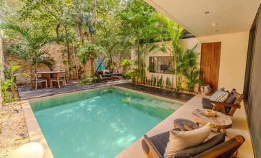 Villa de 3 Recámaras con Diseño Único en Tulum, al lado del hotel Holistika: Ubicación, Tranquilidad y Elegancia Moderna