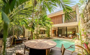 Villa de 3 Recámaras con Diseño Único en Tulum, al lado del hotel Holistika: Ubicación, Tranquilidad y Elegancia Moderna