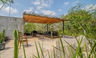 Villa de 3 Recámaras con Diseño Único en Tulum, al lado del hotel Holistika: Ubicación, Tranquilidad y Elegancia Moderna