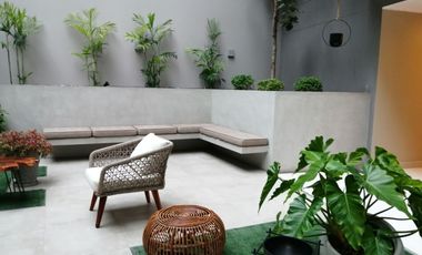 Alquilo Departamento Amoblado 54 m2 Vista Externa 2 Dormitorios Cochera y Áreas Comunes en Barranco