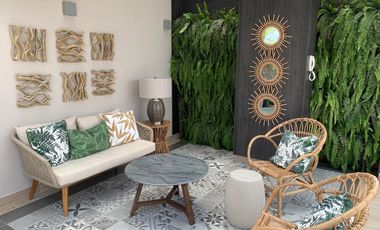 Alquilo Departamento Amoblado 54 m2 Vista Externa 2 Dormitorios Cochera y Áreas Comunes en Barranco