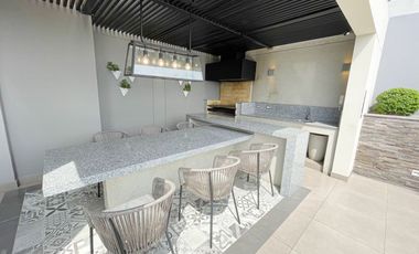 Alquilo Departamento Amoblado 54 m2 Vista Externa 2 Dormitorios Cochera y Áreas Comunes en Barranco