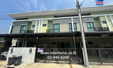 2-storey townhouse, 22 sq m., The Modish Village, Chaiyaphruek - Ring Road, Soi Kanchanaphisek 20, Kanchanaphisek Road, Bang Kruai - Sai Noi Road, Sai