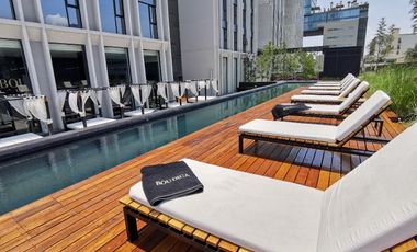 Departamento amueblado en Torre Boudica, Angelópolis – 2 recámaras, amenidades premium