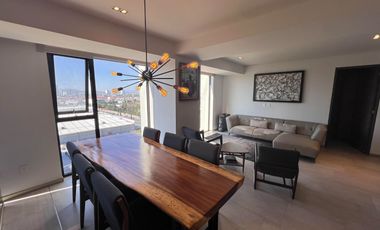 Departamento amueblado en Torre Boudica, Angelópolis – 2 recámaras, amenidades premium