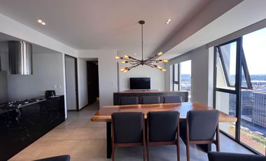 Departamento amueblado en Torre Boudica, Angelópolis – 2 recámaras, amenidades premium