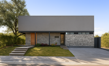 Residencia en venta con amplio jardin en Haras del Bosque 500 m2