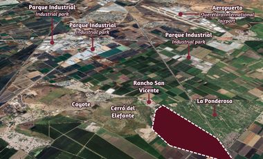 Lote Agricola a un costado del Cerro del Elefante, en venta, La Ponderosa, Querétaro