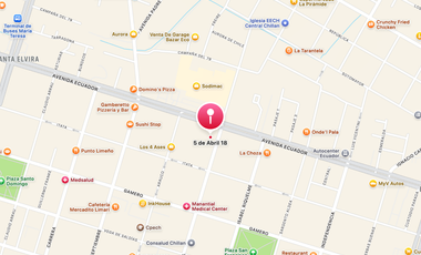 Vendo terreno centrico en calle 5 de abril con Av. Ecuador a pasos de Sodimac, Tottus,  comuna Chillán