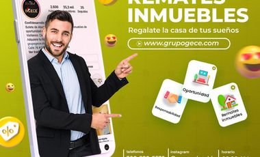¡¡¡GRAN OPORTUNIDAD, Adquiere tu inmueble para este 2025 🏡 EN REMATE!!! 🎉✅CASAS✅APARTAMENTOS✅LOTES✅BODEGAS✅LOCALES.
