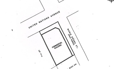 Prime Corner Commercial Building for Sale in U.N. Ave., Ermita, Manila!