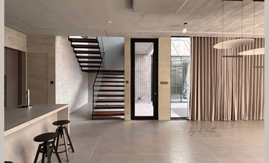 Brand New Brutalist Home in Palms Pointe Alabang with 4 Bedrooms, 6-Car Basement and Pool