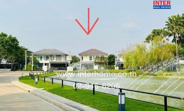 2-storey detached house, 83 sq m., Manthana Village, Ratchaphruek-Nakhon In, near Central Plaza Westgate, Kanchanaphisek Road, Bang Kruai-Sai Noi Road