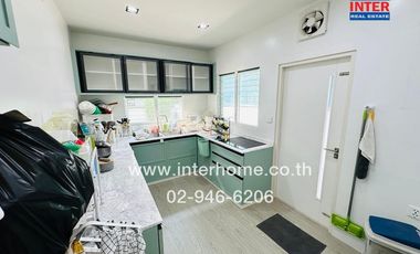 2-storey detached house, 83 sq m., Manthana Village, Ratchaphruek-Nakhon In, near Central Plaza Westgate, Kanchanaphisek Road, Bang Kruai-Sai Noi Road