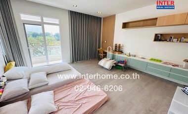 2-storey detached house, 83 sq m., Manthana Village, Ratchaphruek-Nakhon In, near Central Plaza Westgate, Kanchanaphisek Road, Bang Kruai-Sai Noi Road