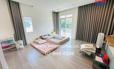 2-storey detached house, 83 sq m., Manthana Village, Ratchaphruek-Nakhon In, near Central Plaza Westgate, Kanchanaphisek Road, Bang Kruai-Sai Noi Road