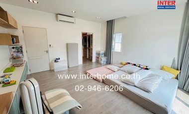 2-storey detached house, 83 sq m., Manthana Village, Ratchaphruek-Nakhon In, near Central Plaza Westgate, Kanchanaphisek Road, Bang Kruai-Sai Noi Road