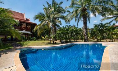 Thai Style Villa with Western Flair situated on 3200sqm (2 Rai)