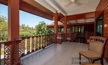 Thai Style Villa with Western Flair situated on 3200sqm (2 Rai)