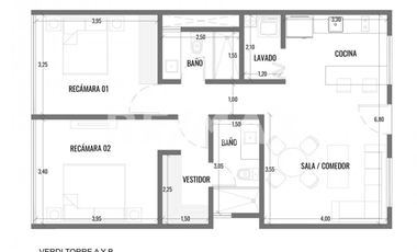 Departamento temozon en Venta.