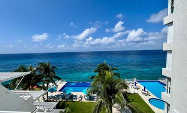 Condo con vista al mar, terraza, en venta, Zona Hotelera norte, Cozumel.