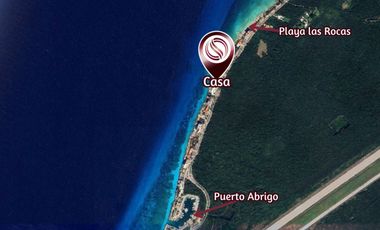 Condo con vista al mar, terraza, en venta, Zona Hotelera norte, Cozumel.