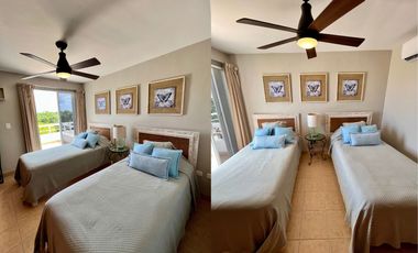 Condo con vista al mar, terraza, en venta, Zona Hotelera norte, Cozumel.